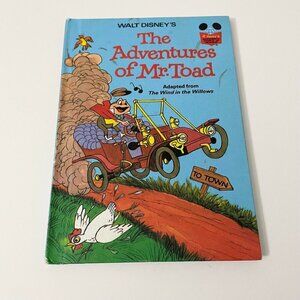 Vintage 1981 Walt Disneys The Adventures Of Mr Toad Random House